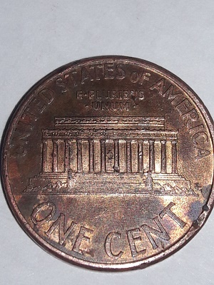1996-D-Crazy-Looking-Penny-/-1916-Wheat-Penny